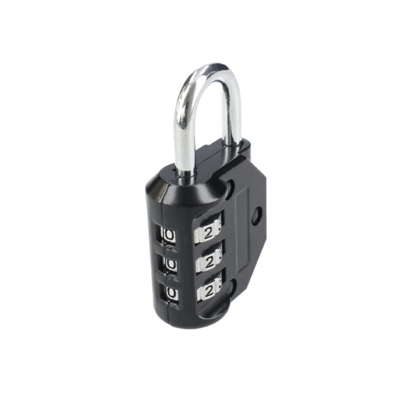 CANDADO COMBINACIÓN 3 DÍGITOS NEGRO - Image 5