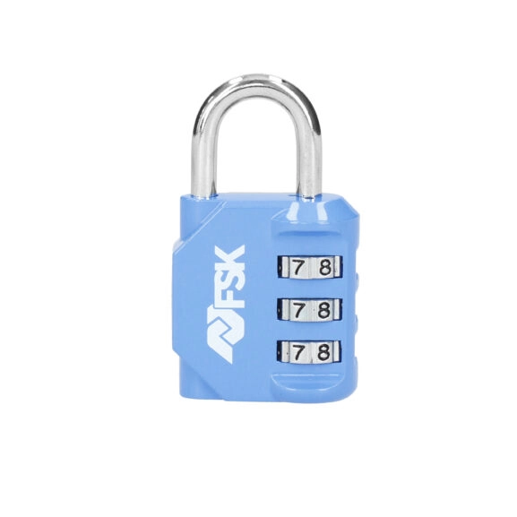 CANDADO COMBINACIÓN 3 DÍGITOS AZUL - Image 3