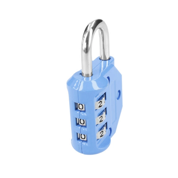 CANDADO COMBINACIÓN 3 DÍGITOS AZUL - Image 5