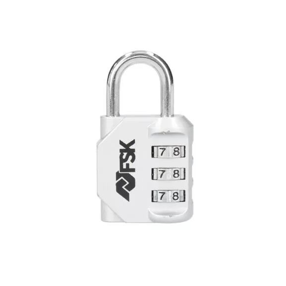 CANDADO COMBINACIÓN 3 DÍGITOS PLATA - Image 3