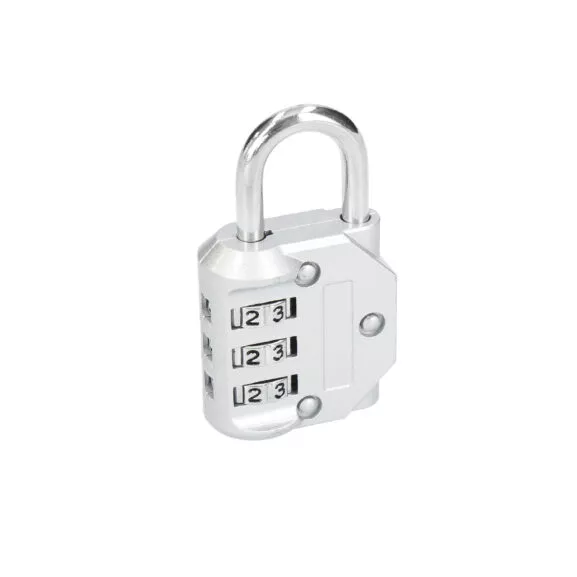 CANDADO COMBINACIÓN 3 DÍGITOS PLATA - Image 4