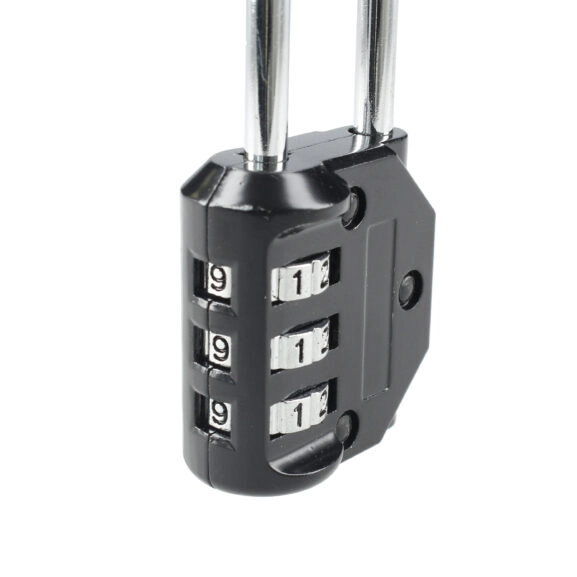 CANDADO COMBI.3 DÍG. ARCO ALTO NEGRO - Image 5