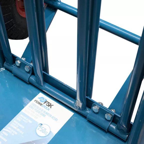 CARRETILLA DOBLE PLATAFORMA ACERO 250KG - Image 4