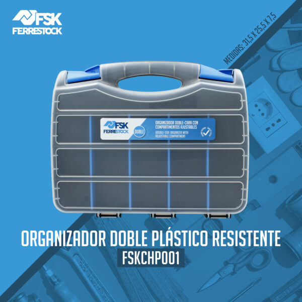 ORGANIZADOR DOBLE PLÁSTICO RESISTENTE - Image 2