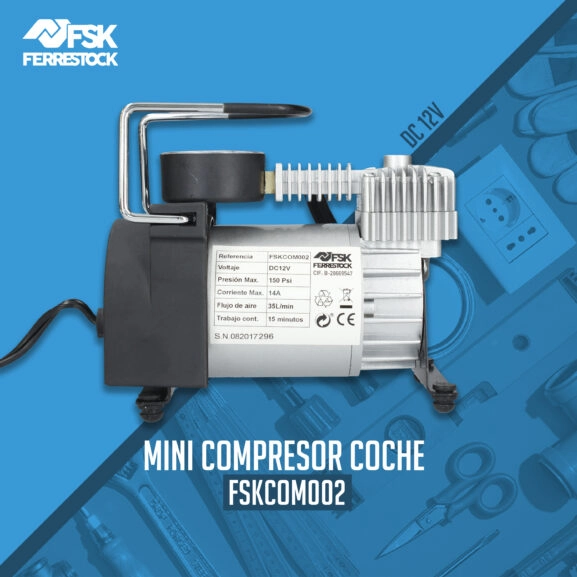 MINI COMPRESOR DE AIRE 150PSI/12V FSK - Image 2