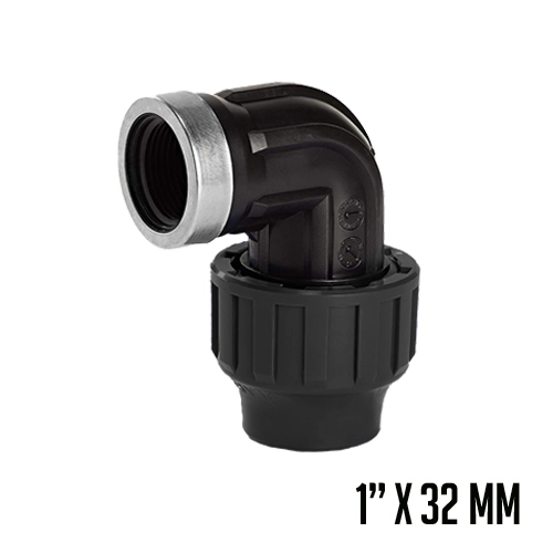 PP CODO 90° ROSCA HEMBRA 1" X 32 MM FSK