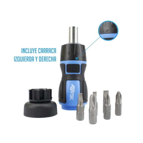 SET DESTORNILLADOR CON CARRACA 6 PCS. - Image 5