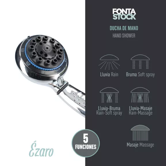 DUCHA DE MANO "ÉZARO" 5 POSICIONES - Image 2