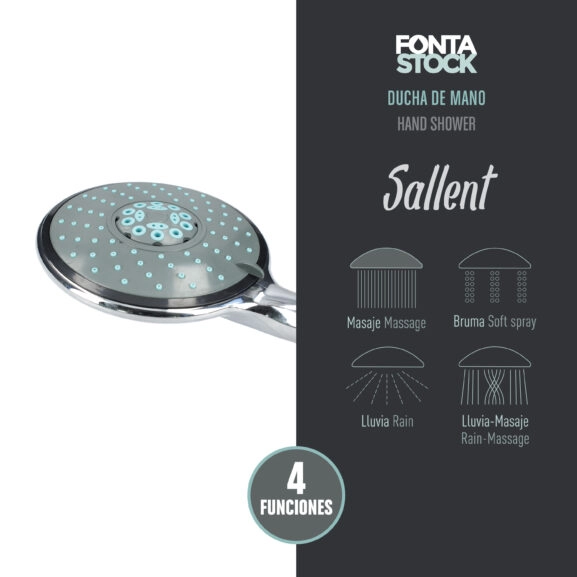 DUCHA DE MANO "SALLENT" 4 FUNCIONES - Image 2