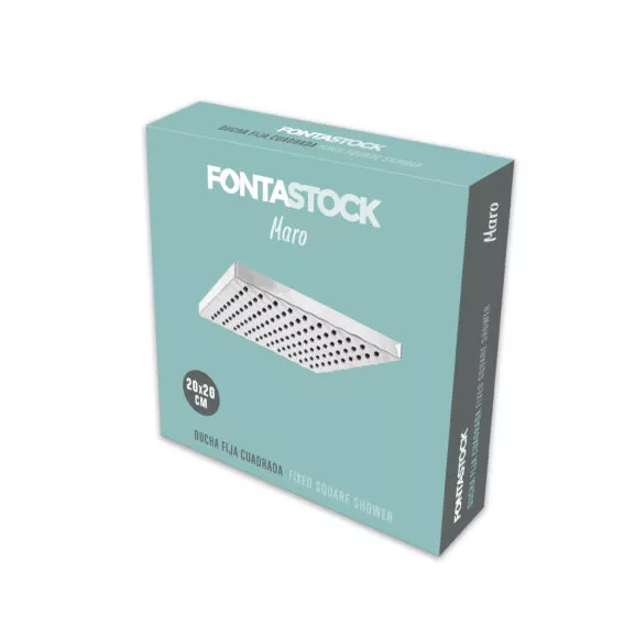 DUCHA FIJA CUADRADA "MARO" 20X20 CM - Image 6