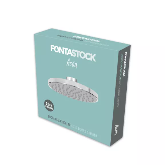 DUCHA FIJA CIRCULAR "ASÓN" 20 CM Ø - Image 6