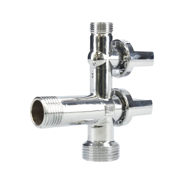LLAVE LAVADORA 1/2"X3/8"X3/4" 2 SALIDAS - Image 2