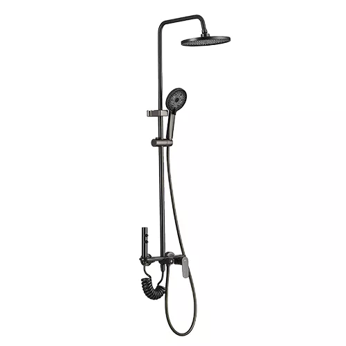 DUCHA COMPLETA MONOMANDO GRIS