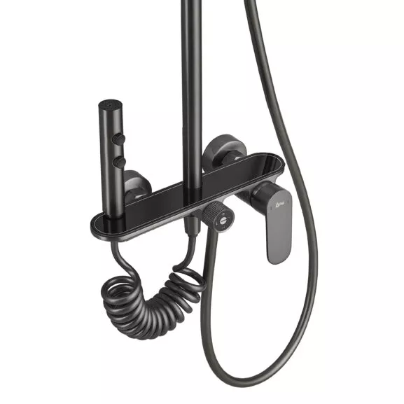 DUCHA COMPLETA MONOMANDO GRIS - Image 3