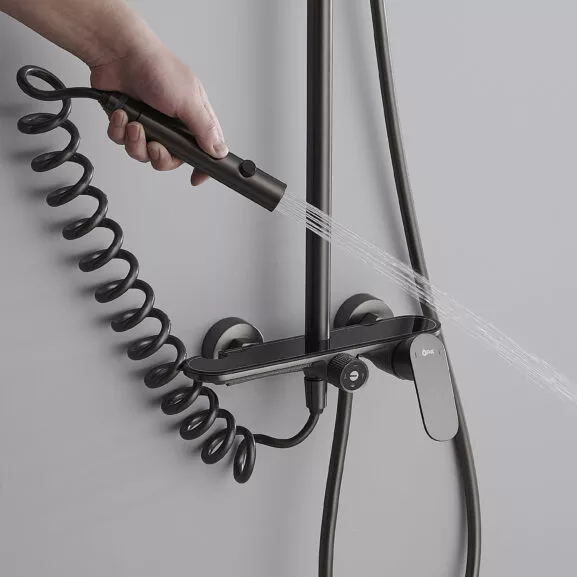 DUCHA COMPLETA MONOMANDO GRIS - Image 7