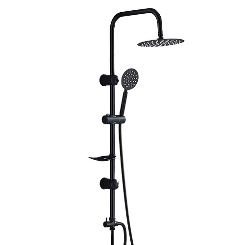 DUCHA VERTICAL SIN GRIFO NEGRA FNK