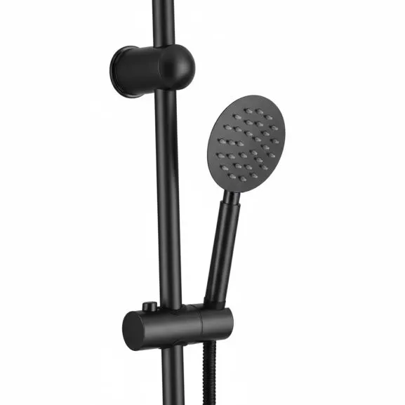 DUCHA VERTICAL SIN GRIFO NEGRA FNK - Image 2