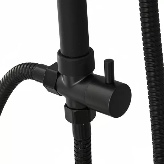 DUCHA VERTICAL SIN GRIFO NEGRA FNK - Image 3