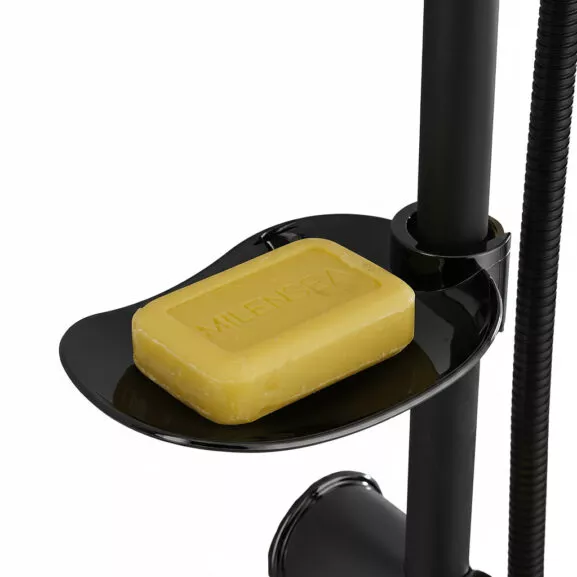 DUCHA VERTICAL SIN GRIFO NEGRA FNK - Image 5