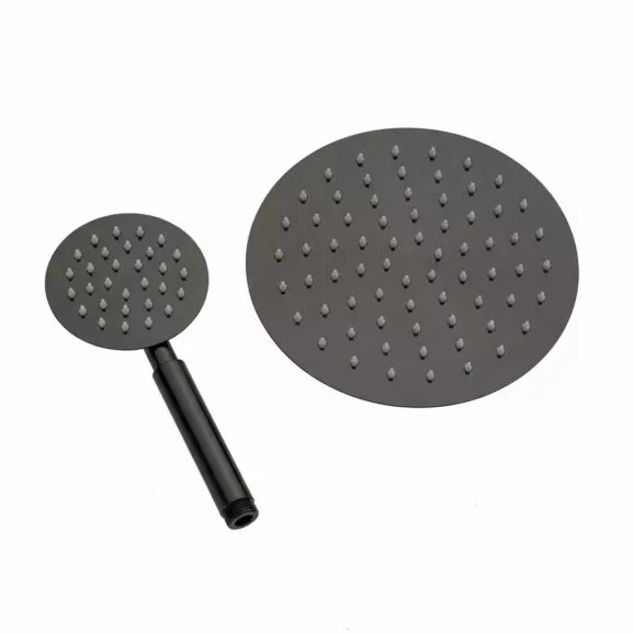 DUCHA VERTICAL SIN GRIFO NEGRA FNK - Image 6