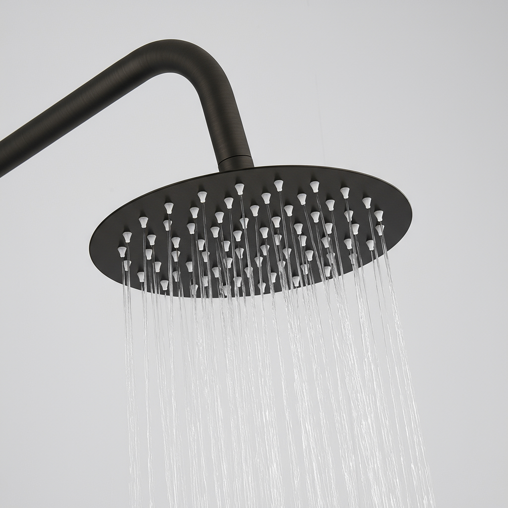 DUCHA VERTICAL SIN GRIFO NEGRA FNK - Image 8