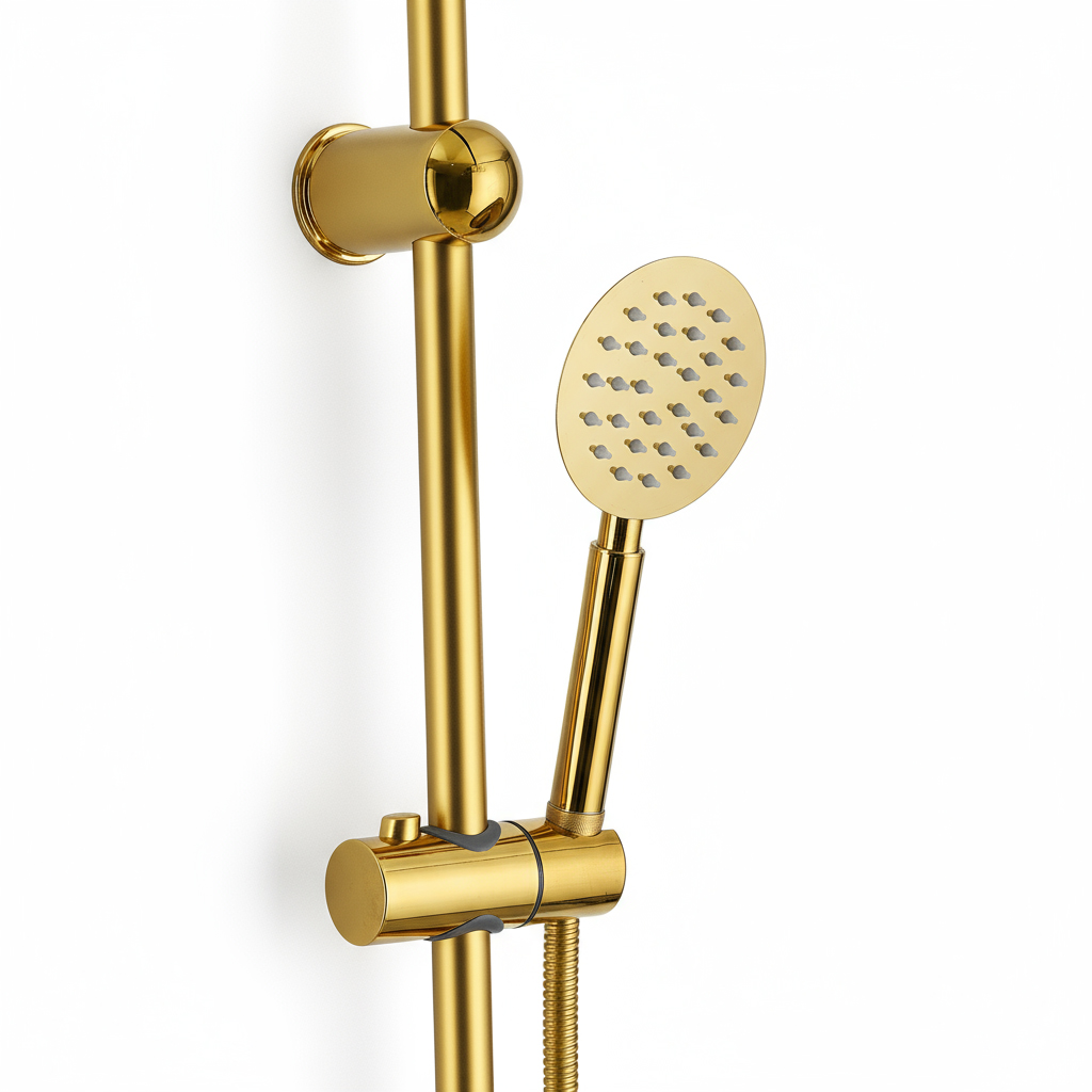 DUCHA VERTICAL SIN GRIFO DORADA FNK - Image 3
