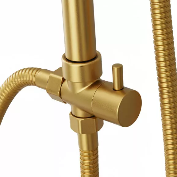 DUCHA VERTICAL SIN GRIFO DORADA FNK - Image 3