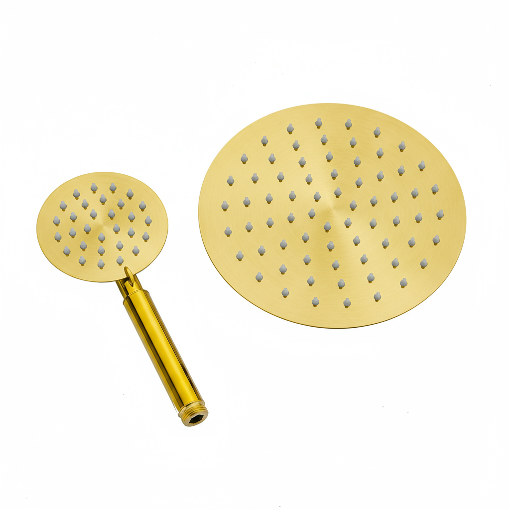 DUCHA VERTICAL SIN GRIFO DORADA FNK - Image 7