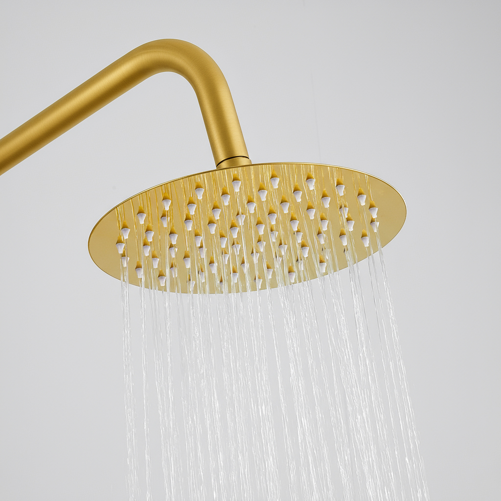 DUCHA VERTICAL SIN GRIFO DORADA FNK - Image 8