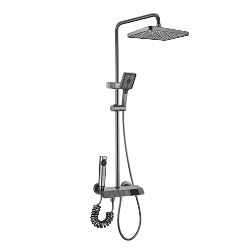 DUCHA COMPLETA SEL.BOTON DISPLAY GRIS