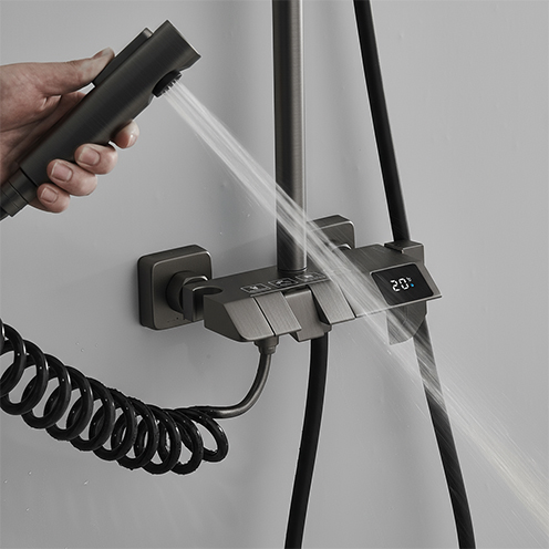 DUCHA COMPLETA SEL.BOTON DISPLAY GRIS - Image 8