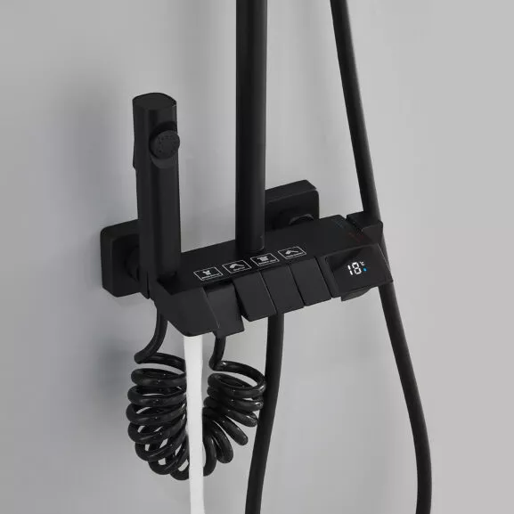 DUCHA COMPLETA SEL.BOTON DISPLAY NEGRA - Image 5