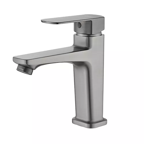 GRIFO MONOMANDO GRIS LAVABO FNK