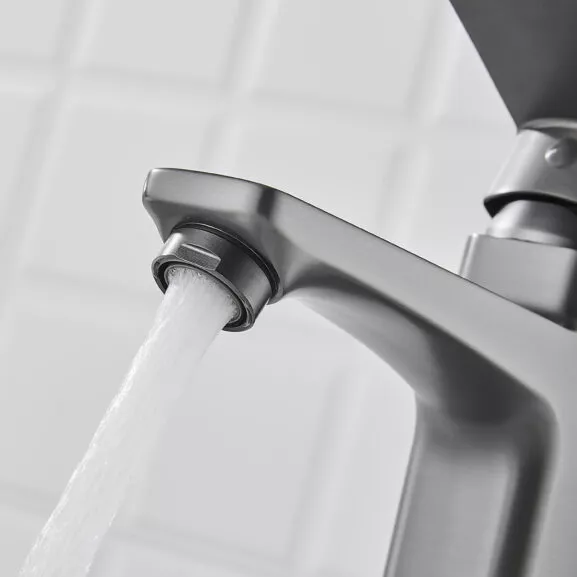 GRIFO MONOMANDO GRIS LAVABO FNK - Image 7