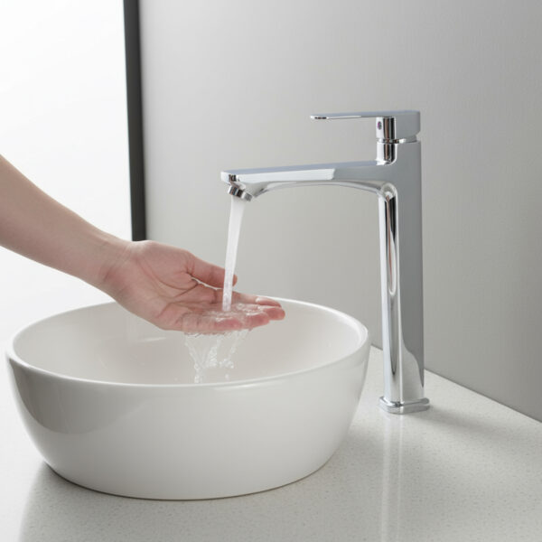GRIFO MONOMANDO CROMO ALTO LAVABO - Image 7