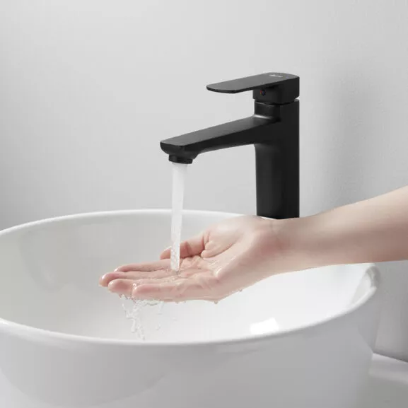 GRIFO MONOMANDO NEGRO LAVABO ALTO - Image 7