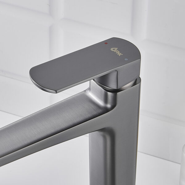 GRIFO MONOMANDO GRIS ALTO LAVABO - Image 7