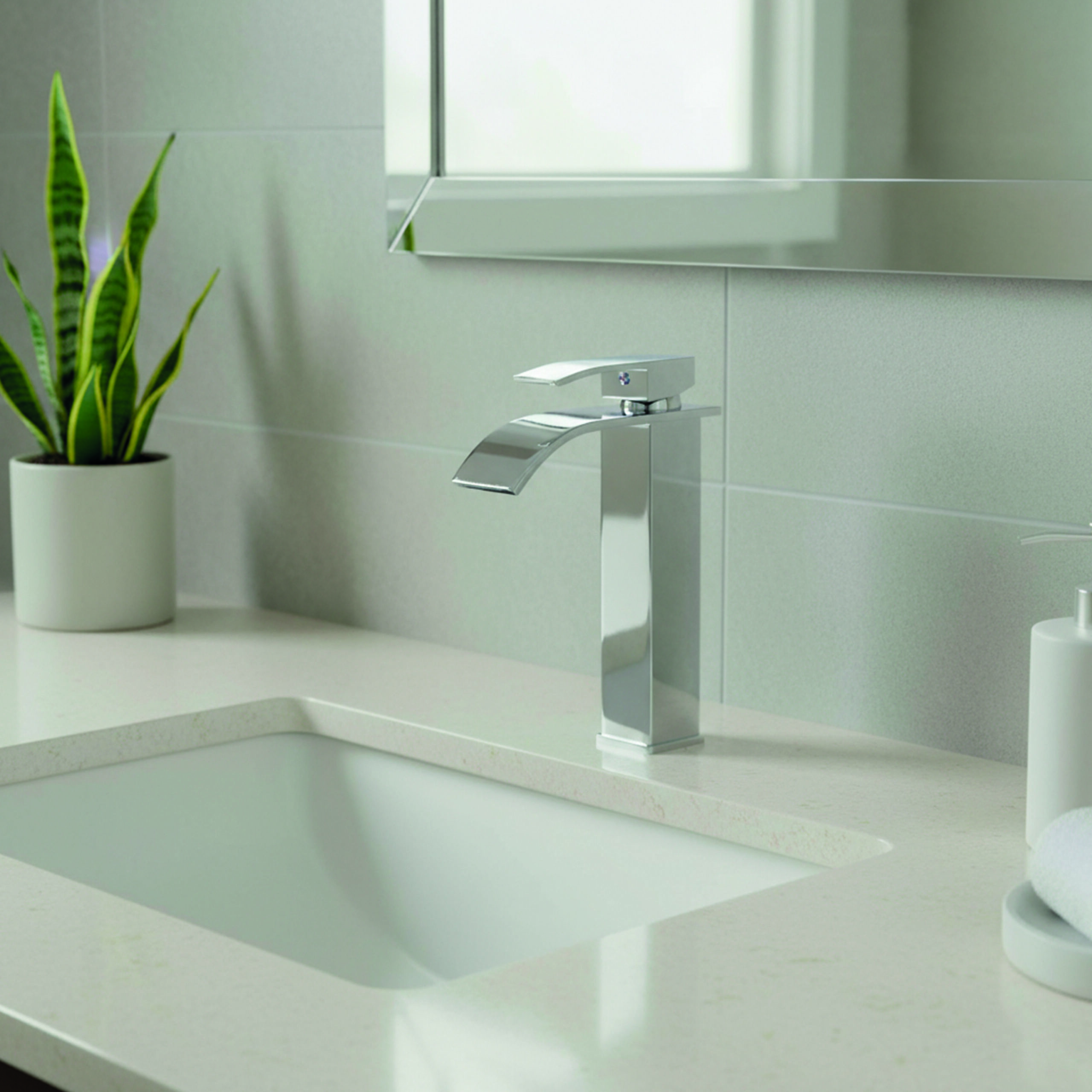 GRIFO MONOMANDO CROMO LAVABO ALTO FNK - Image 8