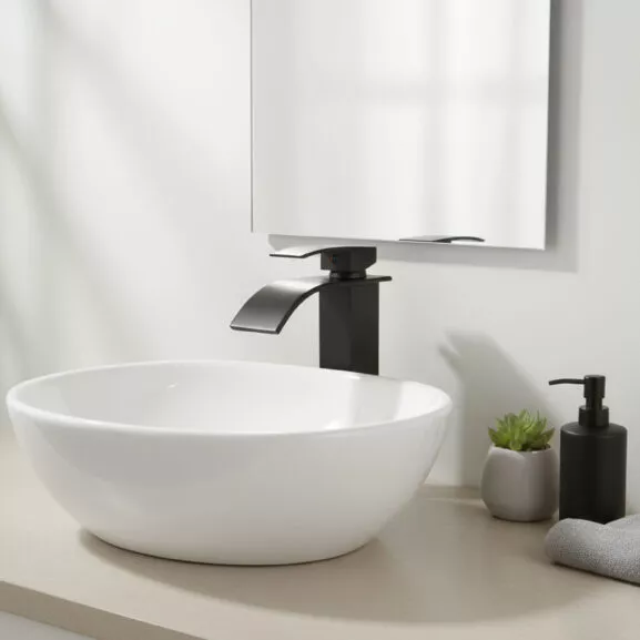 GRIFO MONOMANDO NEGRO LAVABO FNK - Image 7