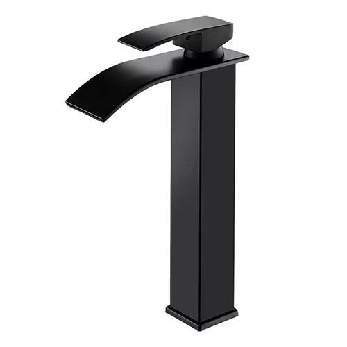 GRIFO MONOMANDO NEGRO LAVABO ALTO FNK