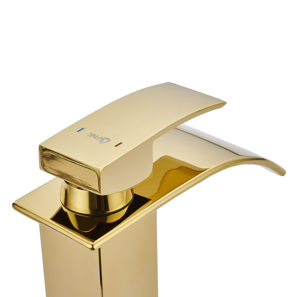 GRIFO MONOMANDO DORADO LAVABO FNK - Image 5