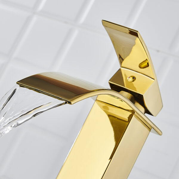 GRIFO MONOMANDO DORADO LAVABO FNK - Image 8