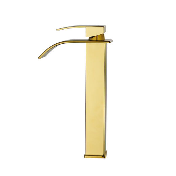 GRIFO MONOMANDO DORADO LAVABO ALTO FNK - Image 3