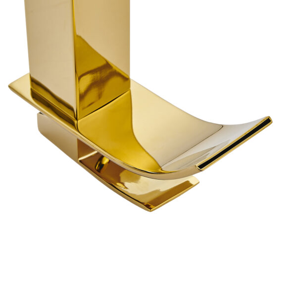 GRIFO MONOMANDO DORADO LAVABO ALTO FNK - Image 6