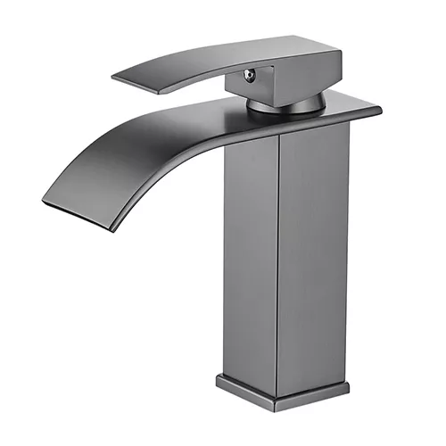 GRIFO MONOMANDO GRIS LAVABO FNK