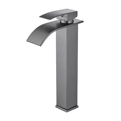 GRIFO MONOMANDO GRIS LAVABO FNK