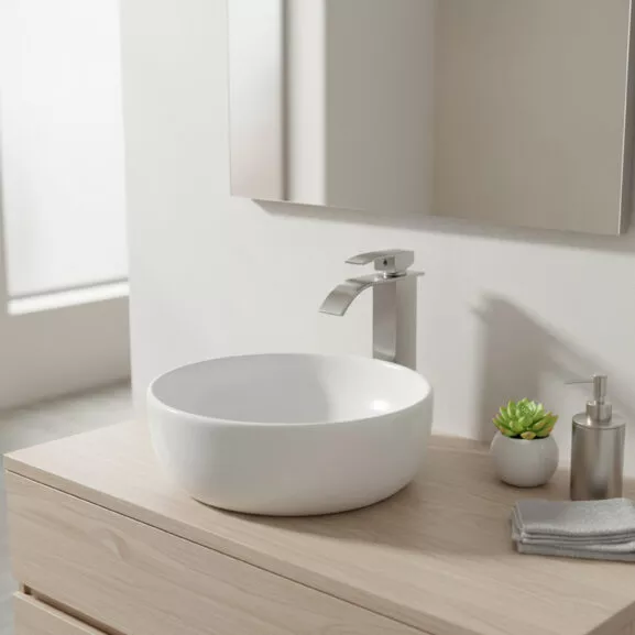 GRIFO MONOMANDO GRIS LAVABO FNK - Image 7