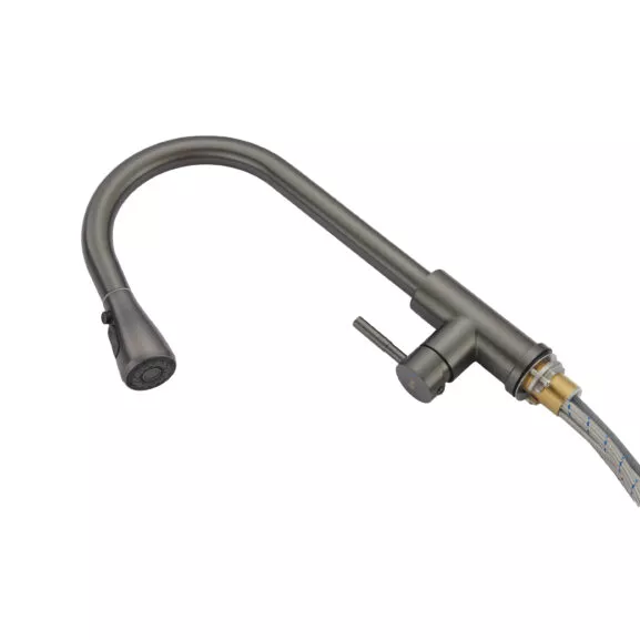 MONOMANDO FREGADERO GRIS OSC. DUCHA EXT - Image 3