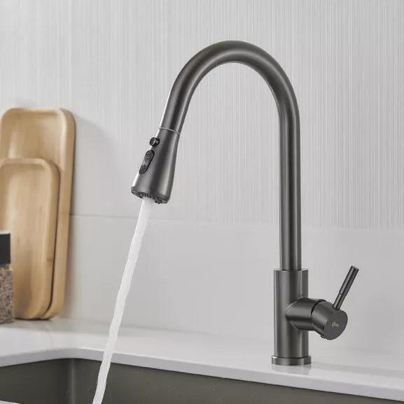 MONOMANDO FREGADERO GRIS OSC. DUCHA EXT - Image 6