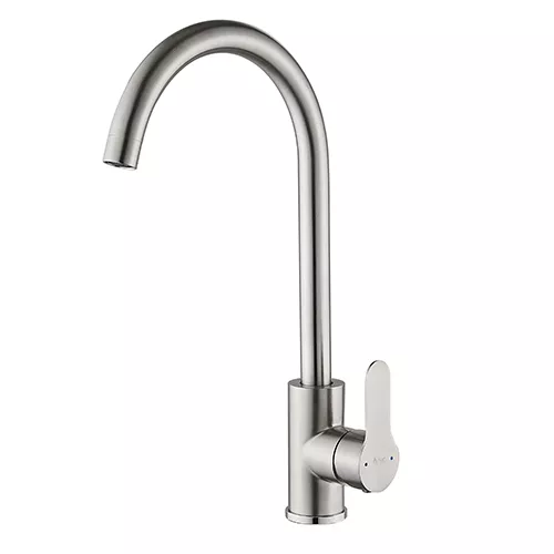 MONOMANDO FREGADERO VERTICAL GRIS